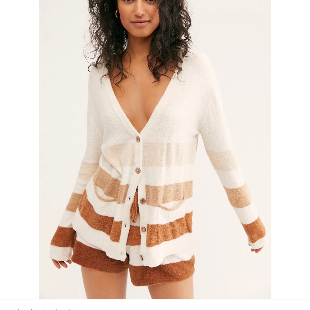Freepeople striped sweater set